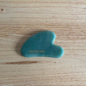 Rena Chris Jade Green Gua Sha Facial Tool
